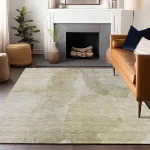Luxury Washable Indoor/Outdoor Ravenna Putty 5\' x 7\'6\" Rug