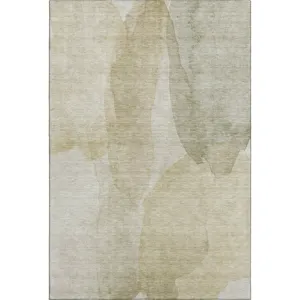 Luxury Washable Indoor/Outdoor Ravenna Putty 5\' x 7\'6\" Rug
