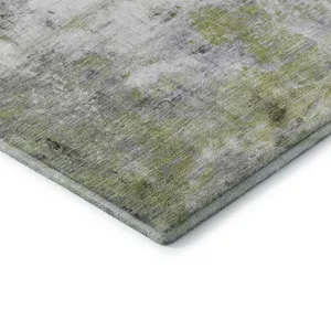 Luxury Washable Indoor/Outdoor Ravenna Aloe 5\' x 7\'6\" Rug