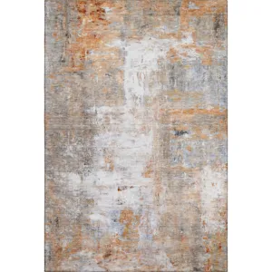 Luxury Washable Indoor/Outdoor Ravenna Copper 2\'6\" x 3\'10\" Rug