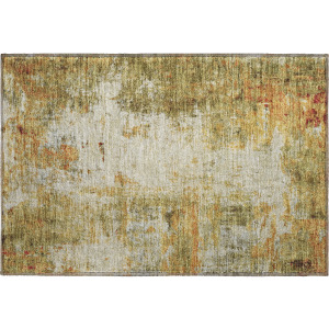 Luxury Washable Indoor/Outdoor Ravenna Olive Rug