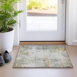 Luxury Washable Indoor/Outdoor Ravenna Taupe 1\'8\" x 2\'6\" Rug