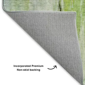Luxury Washable Indoor/Outdoor Ravenna Aloe 9\' x 12\' Rug