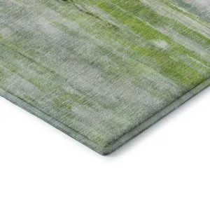 Luxury Washable Indoor/Outdoor Ravenna Aloe 9\' x 12\' Rug