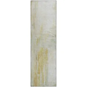 Luxury Washable Indoor/Outdoor Ravenna Linen 2\'3\" x 7\'6\" Runner Rug