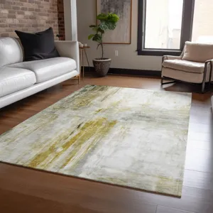 Luxury Washable Indoor/Outdoor Ravenna Taupe 9\' x 12\' Rug