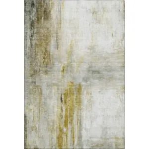 Luxury Washable Indoor/Outdoor Ravenna Taupe 9\' x 12\' Rug