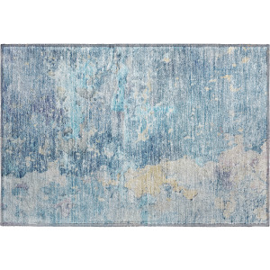 Luxury Washable Indoor/Outdoor Ravenna Blue Rug