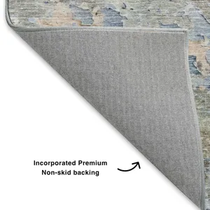 Luxury Washable Indoor/Outdoor Ravenna Taupe 8\' x 10\' Rug