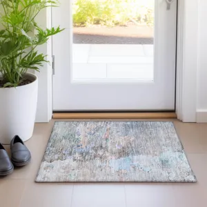 Luxury Washable Indoor/Outdoor Ravenna Taupe 1\'8\" x 2\'6\" Rug