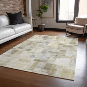 Luxury Washable Indoor/Outdoor Ravenna Beige 5\' x 7\'6\" Rug