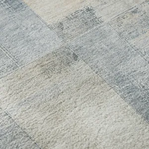 Luxury Washable Indoor/Outdoor Ravenna Denim 1\'8\" x 2\'6\" Rug