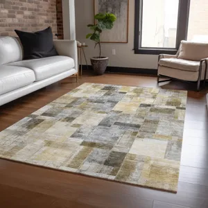 Luxury Washable Indoor/Outdoor Ravenna Granite 8\' x 10\' Rug