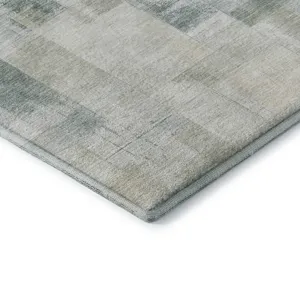 Luxury Washable Indoor/Outdoor Ravenna Seafoam 8\' x 10\' Rug