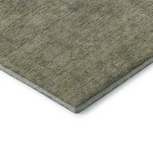 Luxury Washable Indoor/Outdoor Ravenna Khaki 1\'8\" x 2\'6\" Rug