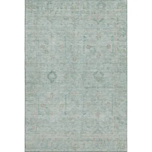 Luxury Washable Indoor/Outdoor Ravenna Sky 3\' x 5\' Rug