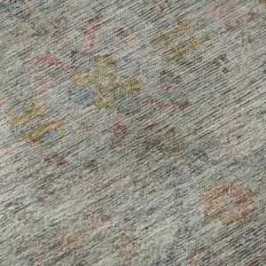 Luxury Washable Indoor/Outdoor Ravenna Taupe 2\'6\" x 3\'10\" Rug