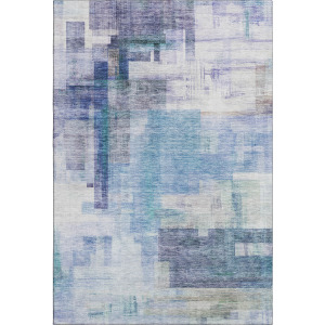 Luxury Washable Indoor/Outdoor Ravenna Blue Rug