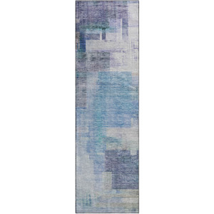 Luxury Washable Indoor/Outdoor Ravenna Blue 2'3