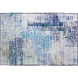 Luxury Washable Indoor/Outdoor Ravenna Blue Rug