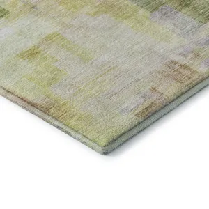 Luxury Washable Indoor/Outdoor Ravenna Green 5\' x 7\'6\" Rug