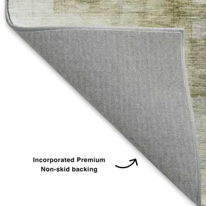 Luxury Washable Indoor/Outdoor Ravenna Taupe 8\' x 8\' Round Rug