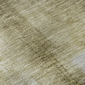 Luxury Washable Indoor/Outdoor Ravenna Taupe 8\' x 8\' Round Rug