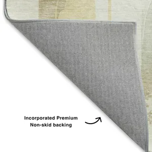 Luxury Washable Indoor/Outdoor Ravenna Beige 2\'6\" x 3\'10\" Rug