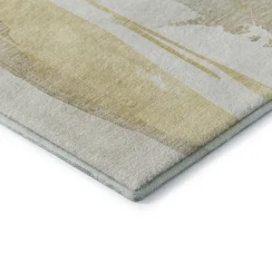 Luxury Washable Indoor/Outdoor Ravenna Beige 2\'6\" x 3\'10\" Rug