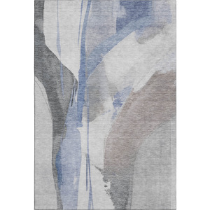 Luxury Washable Indoor/Outdoor Ravenna Denim Rug