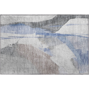 Luxury Washable Indoor/Outdoor Ravenna Denim Rug
