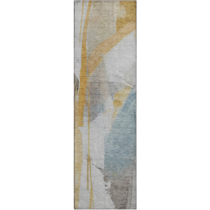 Luxury Washable Indoor/Outdoor Ravenna Gold 2'3