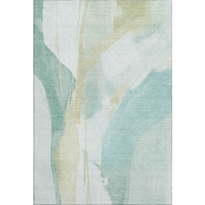 Luxury Washable Indoor/Outdoor Ravenna Teal Rug