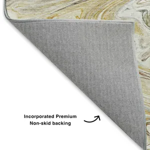 Luxury Washable Indoor/Outdoor Ravenna Linen 5\' x 7\'6\" Rug