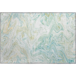 Luxury Washable Indoor/Outdoor Ravenna Sky Rug