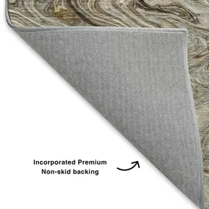Luxury Washable Indoor/Outdoor Ravenna Taupe 8\' x 10\' Rug