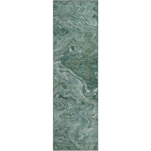 Luxury Washable Indoor/Outdoor Ravenna Teal 2'3