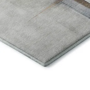 Luxury Washable Indoor/Outdoor Ravenna Blue 2\'3\" x 7\'6\" Runner Rug