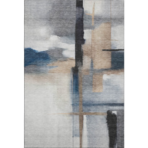 Luxury Washable Indoor/Outdoor Ravenna Blue Rug
