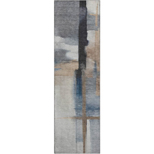 Luxury Washable Indoor/Outdoor Ravenna Blue 2'3