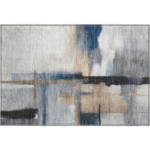 Luxury Washable Indoor/Outdoor Ravenna Blue Rug