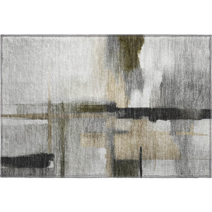 Luxury Washable Indoor/Outdoor Ravenna Gray Rug