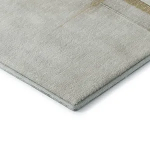 Luxury Washable Indoor/Outdoor Ravenna Putty 3\' x 5\' Rug