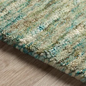 Reya Turquoise 2\'3\" x 7\'6\" Runner Rug