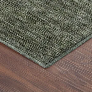 Luxury Washable Indoor/Outdoor Soft Essentials Basil 10\' x 14\' Rug