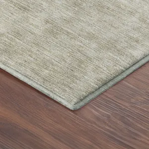 Luxury Washable Indoor/Outdoor Soft Essentials Beige 3\' x 5\' Rug