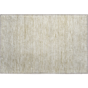 Luxury Washable Indoor/Outdoor Soft Essentials Beige Rug