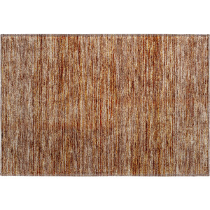 Luxury Washable Indoor/Outdoor Soft Essentials Copper Rug