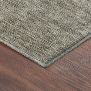 Luxury Washable Indoor/Outdoor Soft Essentials Flax 9\' x 12\' Rug