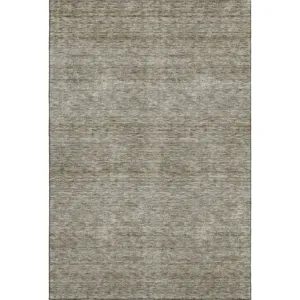 Luxury Washable Indoor/Outdoor Soft Essentials Flax Rug
